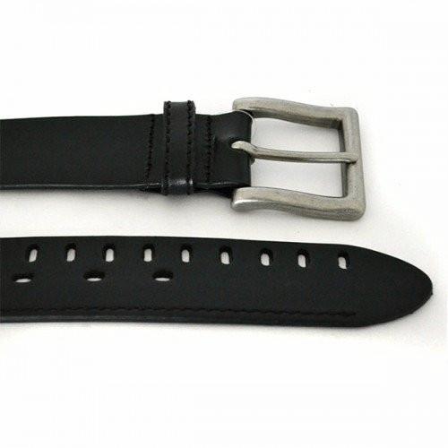 BOBBY - Mens Black Genuine Leather Belt  - Belt N Bags