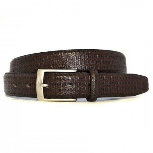 BRECON - Mens Brown Genuine Leather Belt  - Belt N Bags