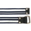 CAMPBELL - Mens Navy & White Webbing Belt  - Belt N Bags