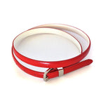 CARRIE Red Leather Belts for Sale | BeltNBags