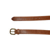 CEASAR - Mens Embossed Tan Genuine Leather Belt  - Belt N Bags