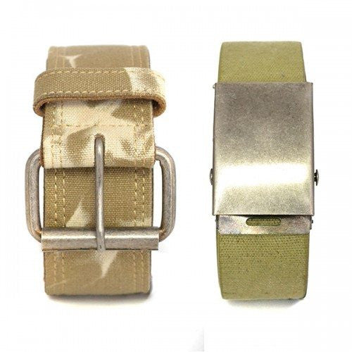 CHARLIE - Camo Military Army Style Twin Pack with two Webbing Belts  - Belt N Bags