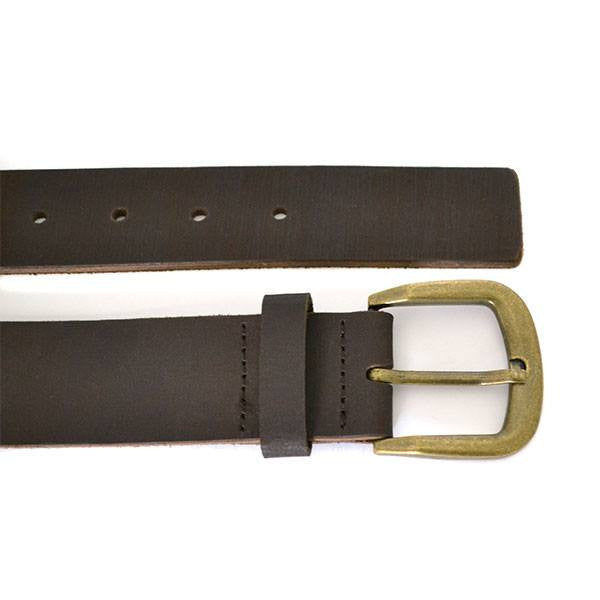 DION - Mens Brown Leather Belt  - Belt N Bags