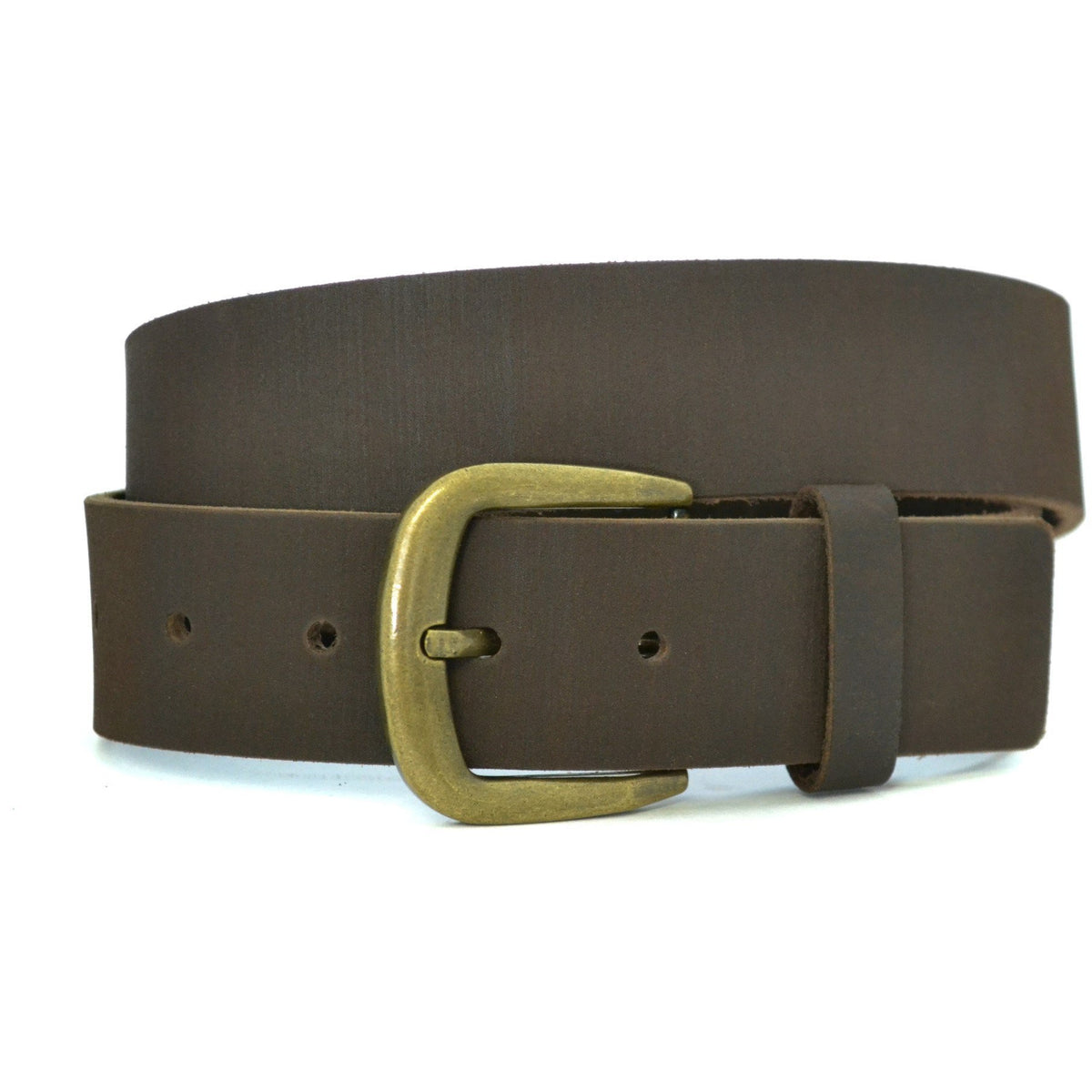 DION - Mens Brown Leather Belt  - Belt N Bags