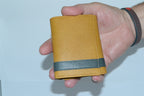 JUSTIN - Tan and Teal Genuine Leather Wallet  - Belt N Bags