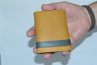 JUSTIN - Tan and Teal Genuine Leather Wallet  - Belt N Bags