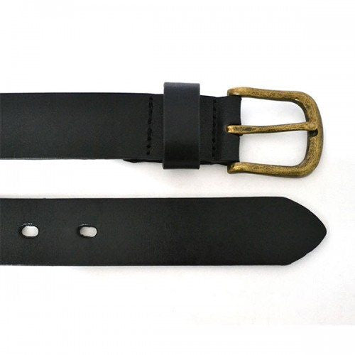 DAKOTA - Mens Black Leather Dress Belt  - Belt N Bags