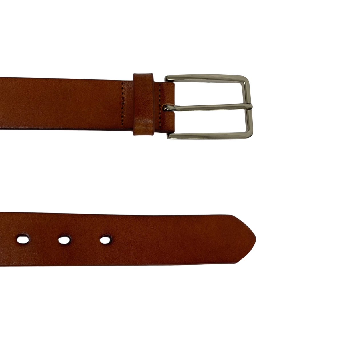 Dax Men's Tan Leather Buckle Belt | BeltNBags