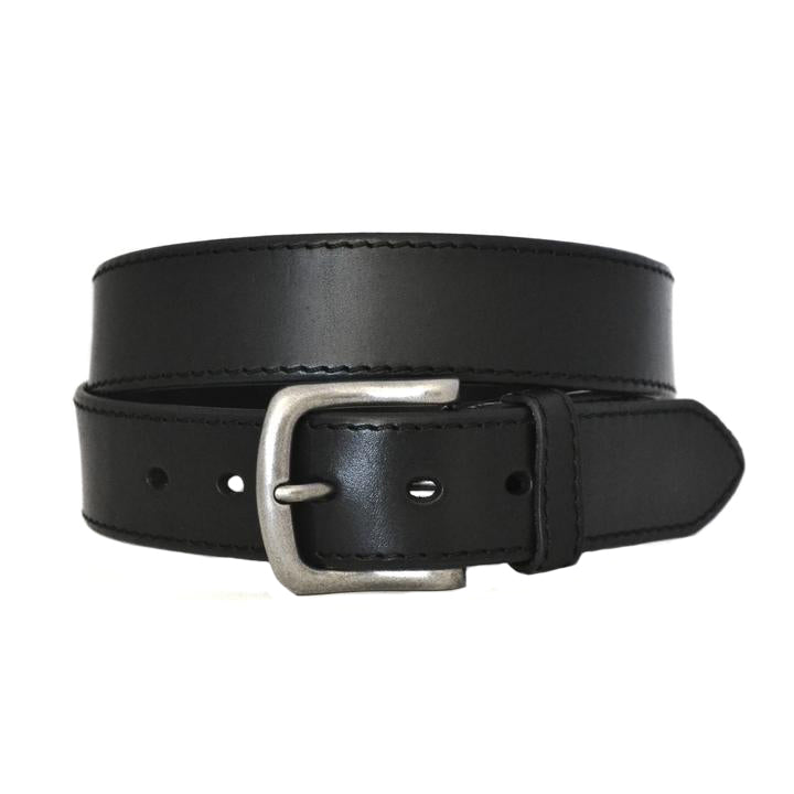 DERBY - Men's Black Genuine Leather Work Belt freeshipping - BeltNBags