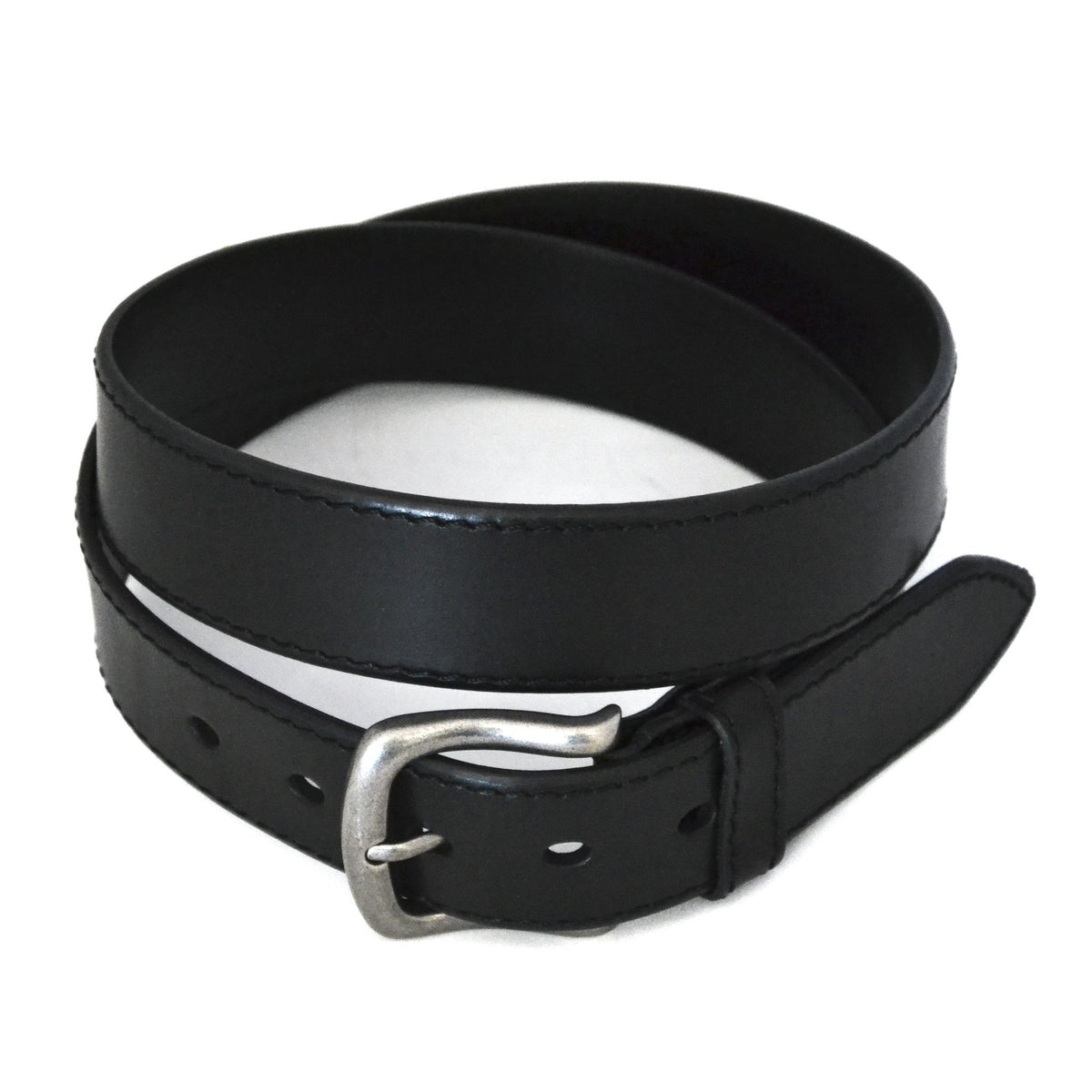 DERBY - Mens Black Genuine Leather Belt  - Belt N Bags