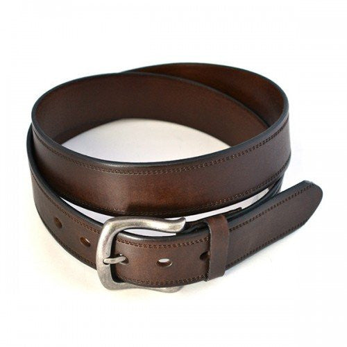 DUNDEE - Mens Brown Genuine Leather Belt  - Belt N Bags