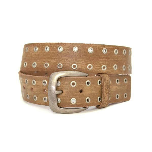 EMILIO - Mens Light Brown  Leather Belt - CLEARANCE freeshipping - BeltNBags