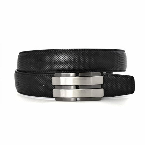 ELLIOT - Mens Black Reversible Leather Belt freeshipping - BeltNBags