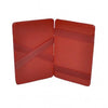 ELLIS - Mens Red Genuine Leather Wallet Magic Flip Wallet with Stripes  - Belt N Bags
