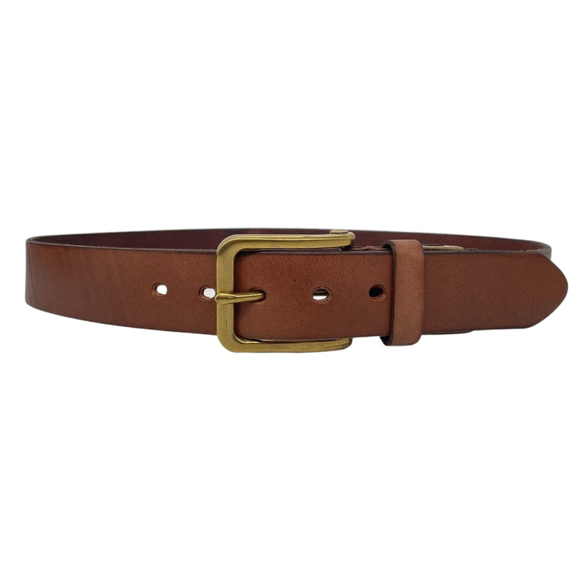 FLORIDA Tan Genuine Leather Belt for Him - BeltNBags