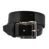 GRACE - Womens Black Patent Finish Leather Belt with Silver Buckle freeshipping - BeltNBags