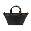 GYMEA - Women's Black Genuine Leather Handbag freeshipping - BeltNBags