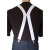 HOWARD - Mens Classic White Fashion Braces  - Belt N Bags