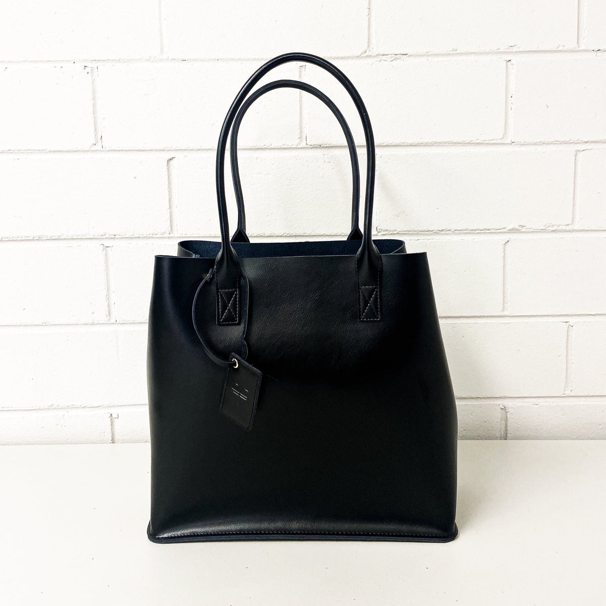 BIRCHGROVE - Women's Black Genuine Leather Tote Bag freeshipping - BeltNBags