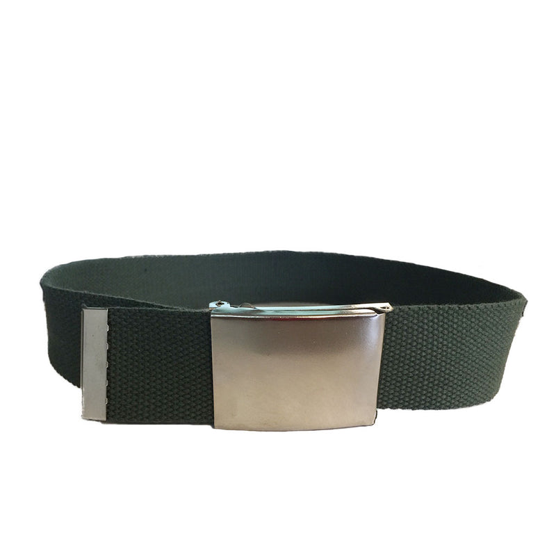 DEXTER - Cotton Nylon Webbing Belt with Silver Buckle  - Belt N Bags