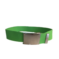 DEXTER - Cotton Nylon Webbing Belt with Silver Buckle  - Belt N Bags