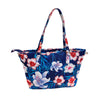 CALOUNDRA - Women's Blue Colorful Flower Tote Bag freeshipping - BeltNBags