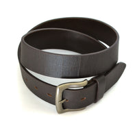 JASPER - Mens Brown Leather Belt  - Belt N Bags
