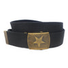 KELSO - Mens Black Webbing Belt  - Belt N Bags