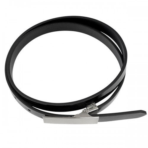 KIMBERLY - Womens Black Genuine Leather Belt  - Belt N Bags