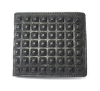 LACHLAN - Men's Black Genuine Leather Spike Wallet in Gift Box  - Belt N Bags