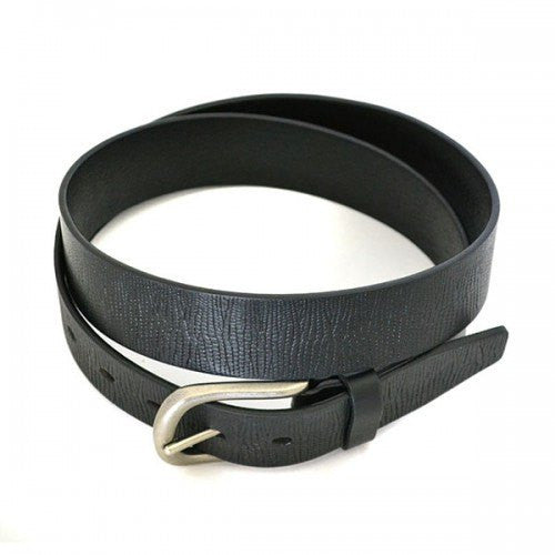 LINCOLN - Mens Black Leather Belt  - Belt N Bags