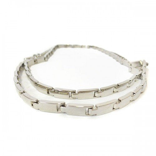 LIZZY - Womens Silver Metal Chain Belt - CLEARANCE  - Belt N Bags