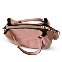 Lucy Blush Vegan Pebbled Leather Soft Handle Bag  - Belt N Bags