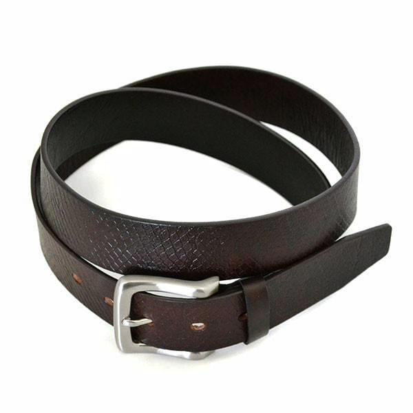 MANLY - Mens Brown Leather Belt freeshipping - BeltNBags