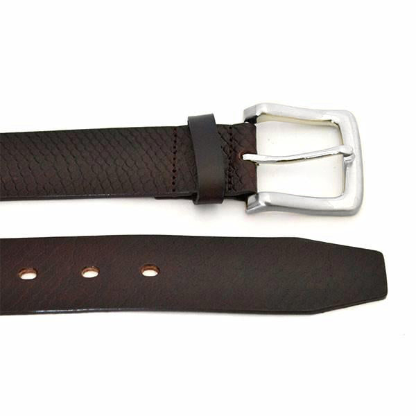 MANLY - Mens Brown Leather Belt freeshipping - BeltNBags