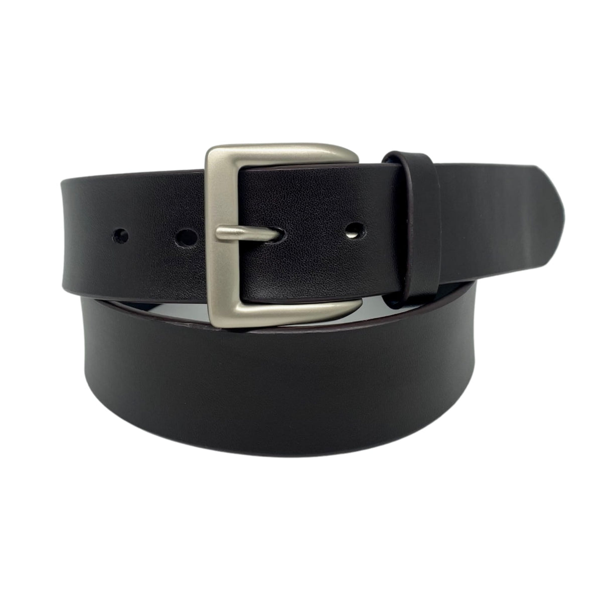 MARK - Men's Brown Belt - Leather Buckle Belt - BeltnBags