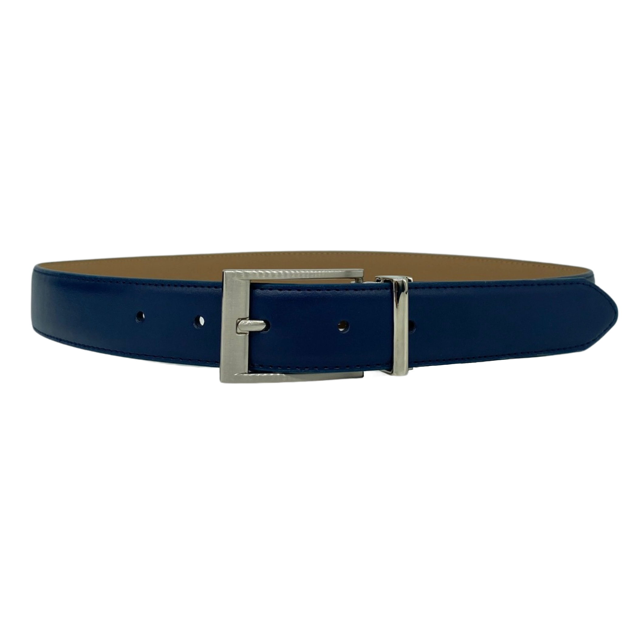 MASON  Navy Genuine Leather Belt for Men - BeltNBags Australia 