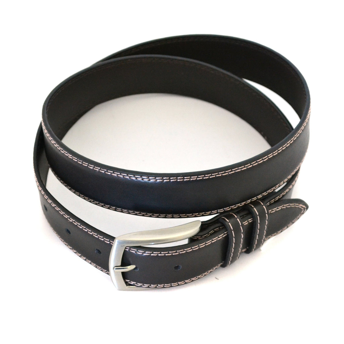 MATHIAS - Mens Brown Leather Belt  - Belt N Bags