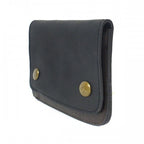 MORRIS - Men's Brown Genuine Leather Flip Wallet with Zip Pocket - CLEARANCE  - Belt N Bags