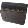 MORRIS - Men's Brown Genuine Leather Flip Wallet with Zip Pocket - CLEARANCE  - Belt N Bags