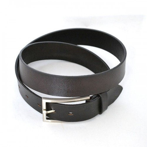 MICHAEL - Mens Dark Brown Genuine Leather Belt  - Belt N Bags