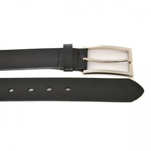 MICHAEL - Mens Dark Brown Genuine Leather Belt  - Belt N Bags