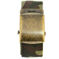 MONTY - Mens Khaki Canvas Belt  - Belt N Bags