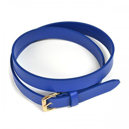 MYRA - Womens Blue Genuine Leather Belt  - Belt N Bags