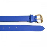 MYRA - Womens Blue Genuine Leather Belt  - Belt N Bags