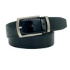 NICHOLAS - Men's Black Patent Leather Belt With Pin Buckle - Men's Belts Australia | BeltNBags