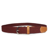 OSCAR BURGUNDY Leather Belts for Sale | BeltNBags