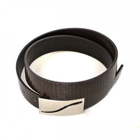 OAKLEY - Mens Brown Square End Leather Belt  - Belt N Bags