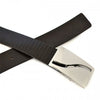 OAKLEY - Mens Brown Square End Leather Belt  - Belt N Bags