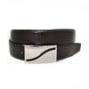 OAKLEY - Mens Brown Tapered End Leather Belt  - Belt N Bags